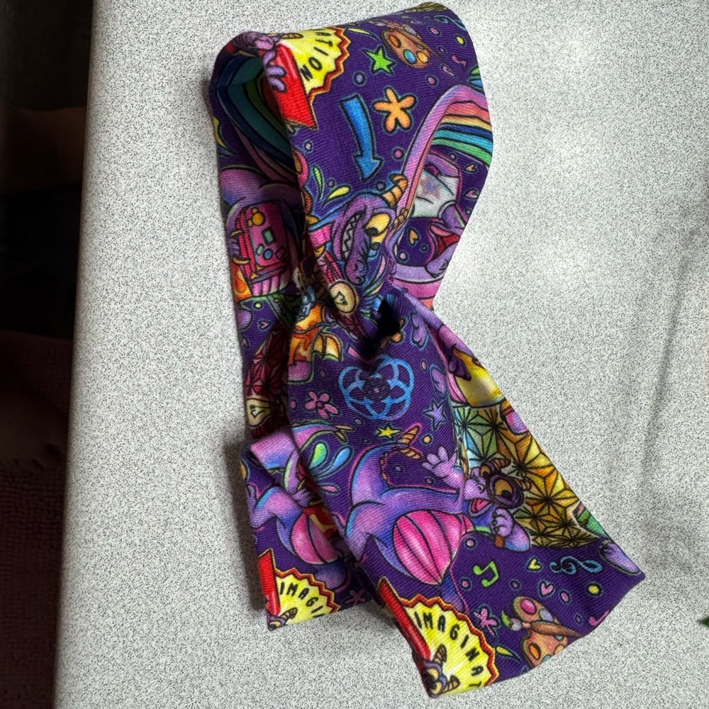 Handmade Figment fabric headband